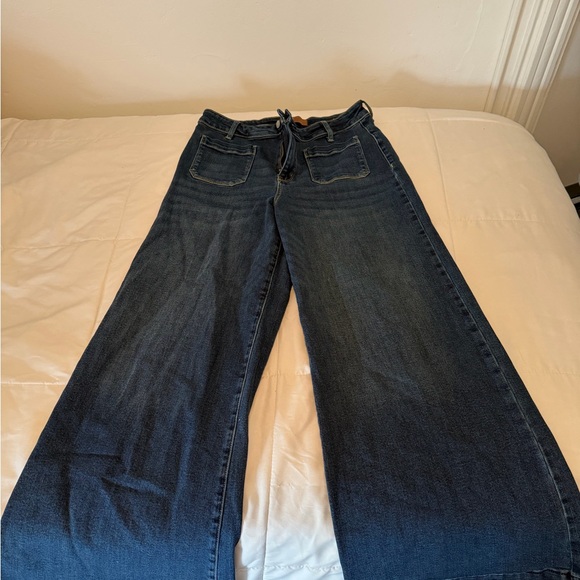 Judy Blue size 13/31 palazzo jeans - Picture 3 of 5